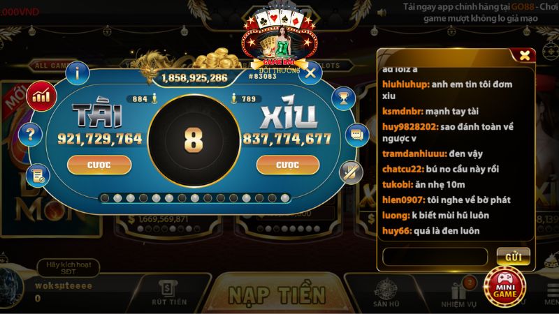 Luật chơi Tài Xỉu tại cổng game Go88 chi tiết Luật chơi Tài Xỉu tại cổng game Go88 chi tiết