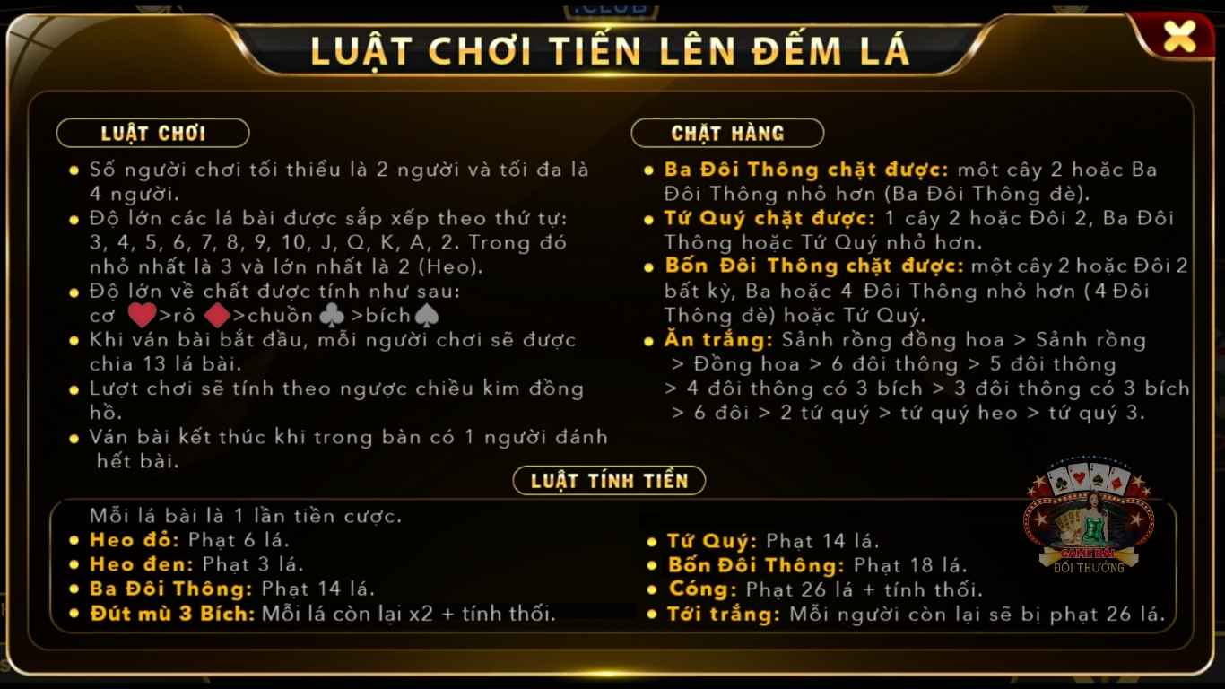 Tìm hiểu cách chơi game bài Tiến Lên Đếm Lá Tìm hiểu cách chơi game bài Tiến Lên Đếm Lá